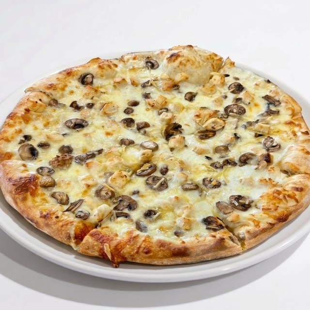 The Great White Pizza.