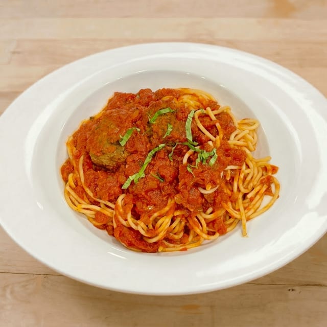 Spaghetti Marinara.