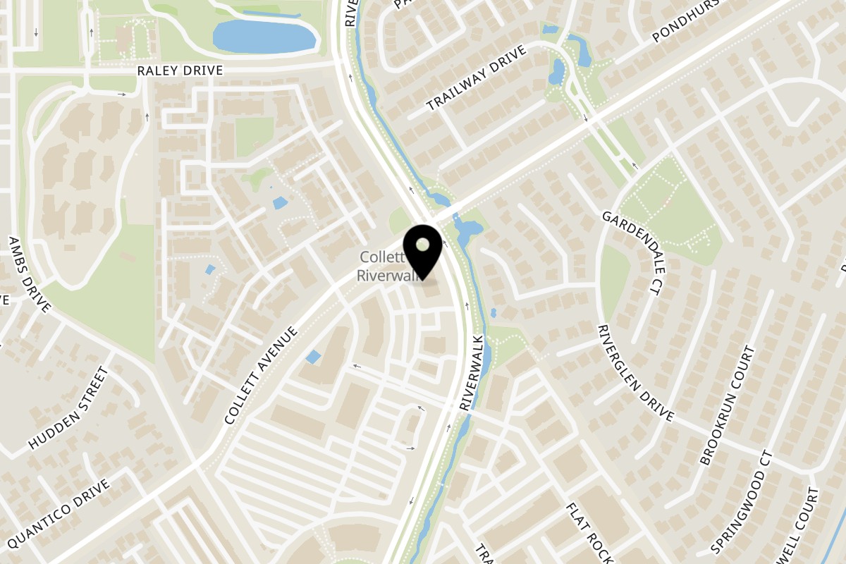 Map showing the location of 2 Brother's Pizza on 4290 Riverwalk Pkwy #310 in Riverside
